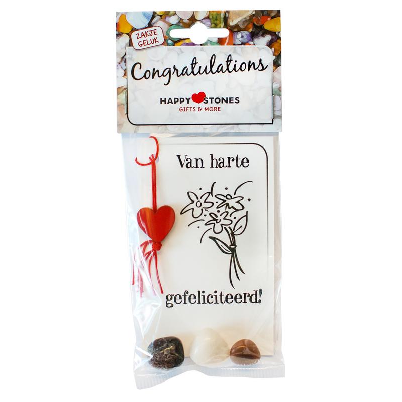 Happy Stones Congratulations 1 Stuks