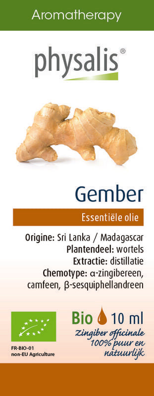 Physalis Gember bio 10 Milliliter