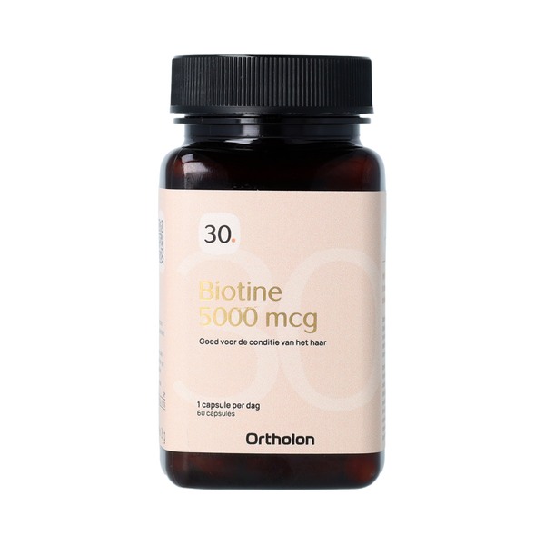 Ortholon Biotine 5000 mcg 60.00 Capsules