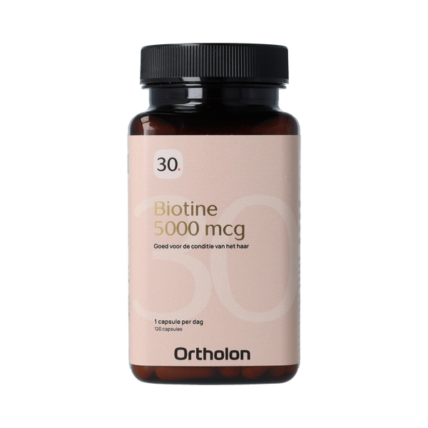 Ortholon Biotine 5000 mcg 120.00 Capsules