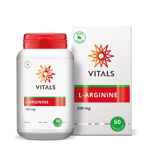 Vitals L-Arginine 500mg 60 Capsules