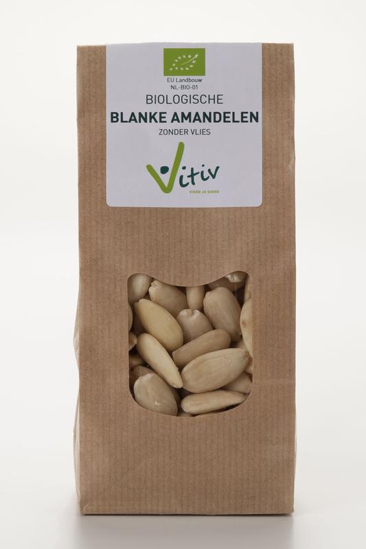 Vitiv Amandelen zonder vlies bio  1 Kilogram