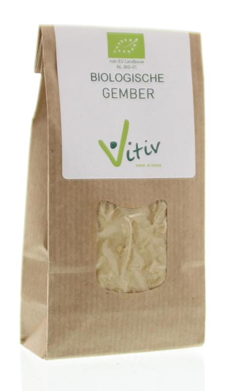Vitiv Gember gemalen bio 100 Gram