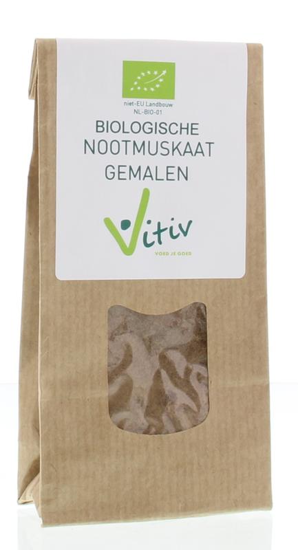 Vitiv Nootmuskaat gemalen bio 40 Gram