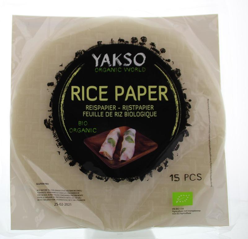 Yakso Rijstpapier bio 150 Gram