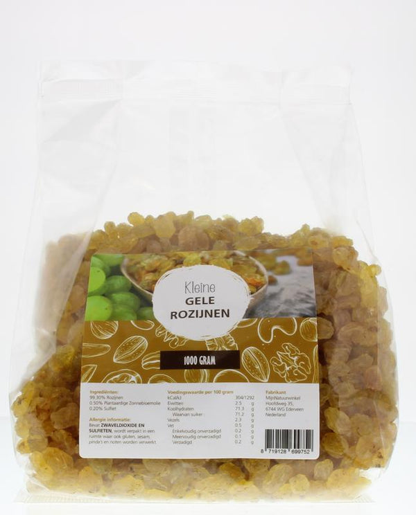 MijnNatuurwinkel Gele sultana rozijnen 1.00 Kilogram