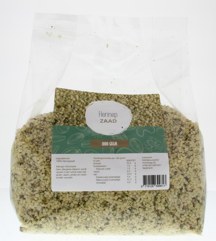 MijnNatuurwinkel Hennepzaad 1.00 Kilogram