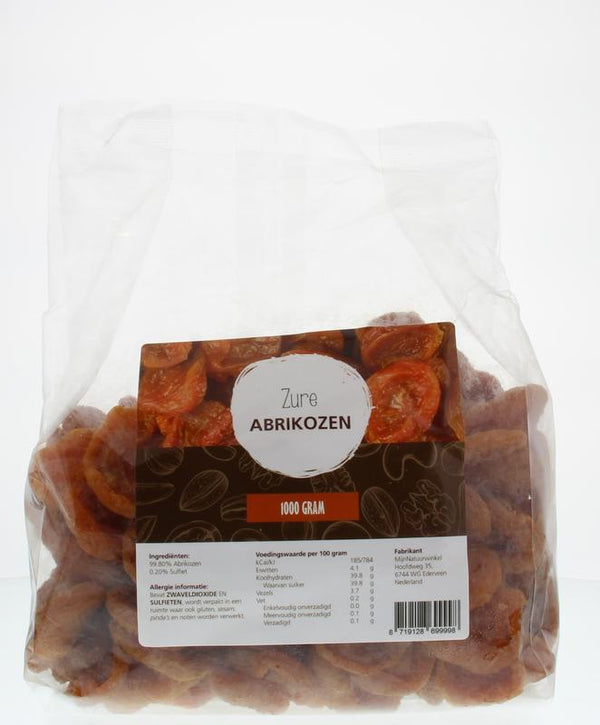 MijnNatuurwinkel Zure abrikozen 1.00 Kilogram
