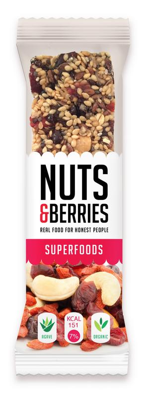 Nuts & Berries Bar superfoods bio 40 Gram