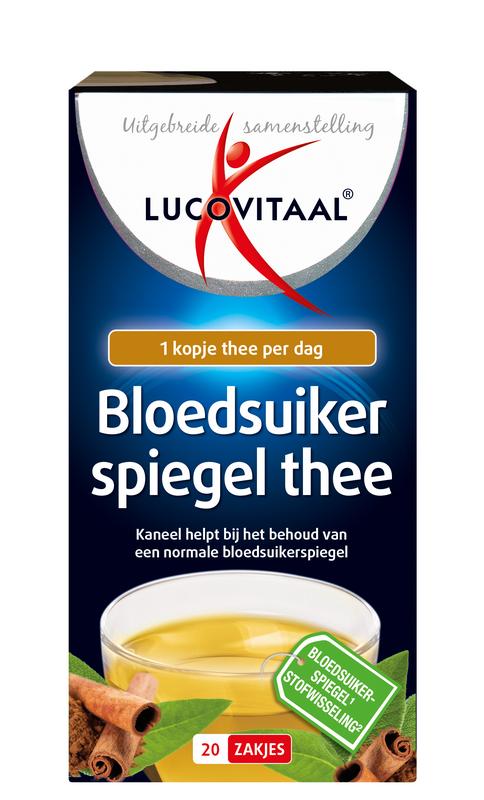 Lucovitaal Bloedsuikerspiegel thee 20 Zakjes
