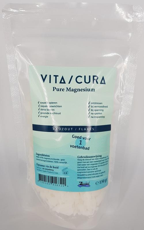 Vitacura Magnesium voetbadzout 150 Gram