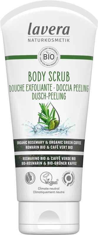 Lavera Body scrub/douche exfoliante bio 200 Milliliter