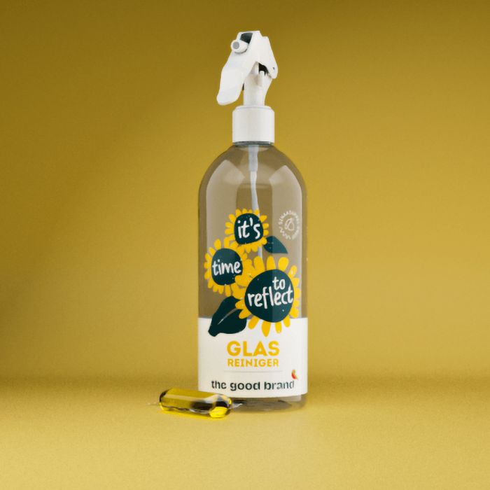 The Good Brand Glasreiniger sprayfles + 1 pod 500 Milliliter