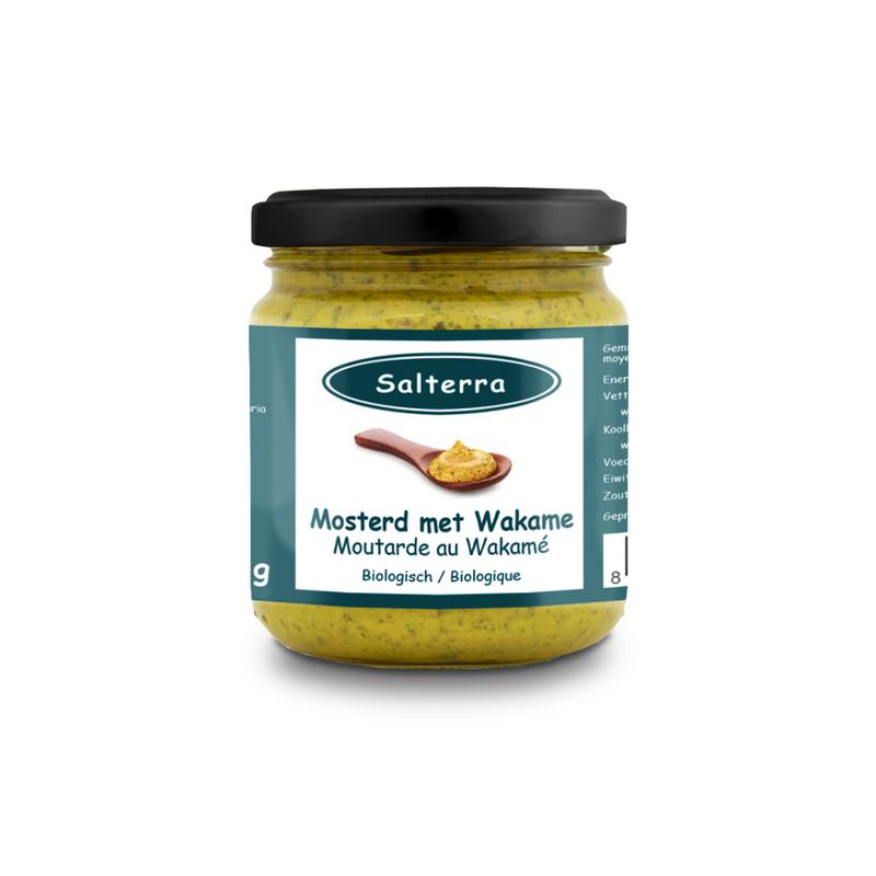Salterra Mosterd met wakame bio 180 Gram