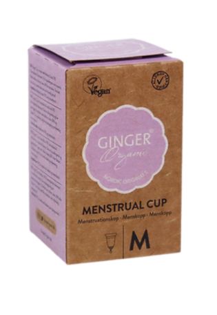 Ginger Organic Menstruatiecup  TPE - maat M 1.00 Stuks