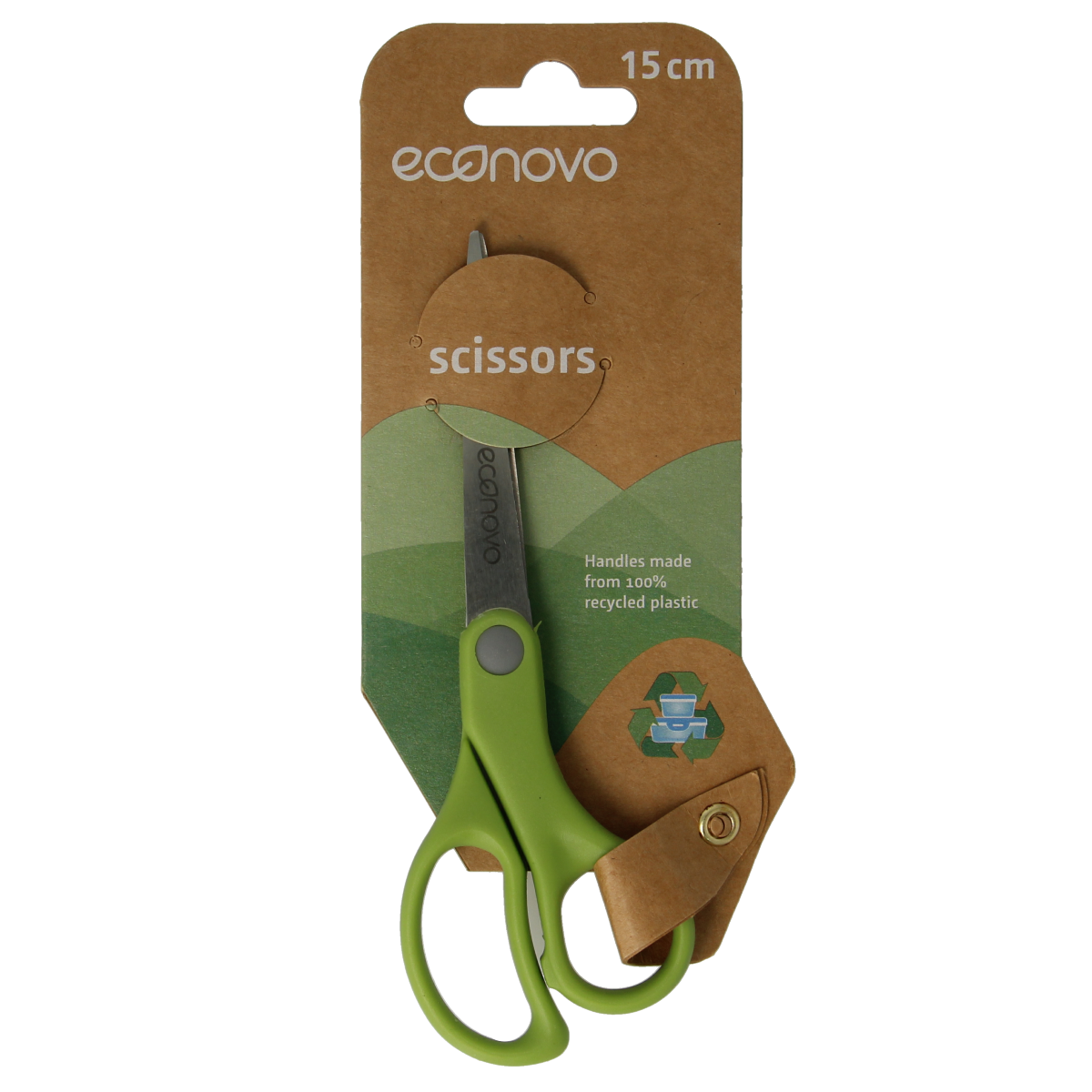 Econovo Schaar 15cm groen 1.00 Stuks