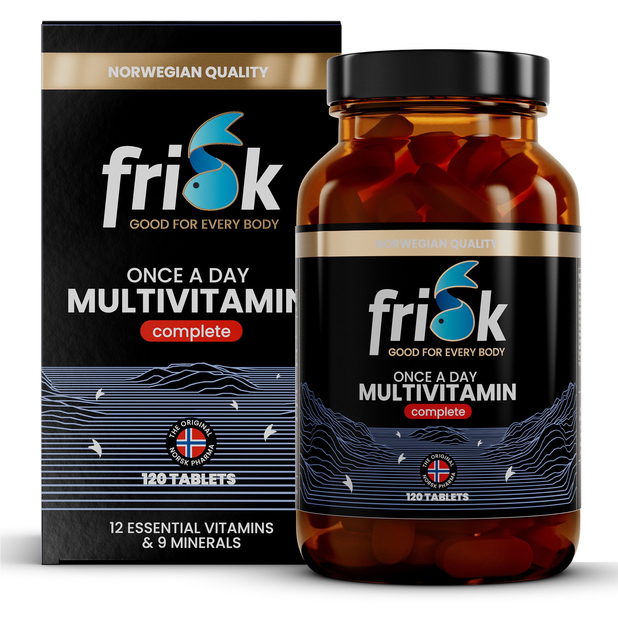 Frisk Multivitamine compleet dagelijks 120.00 Tabletten