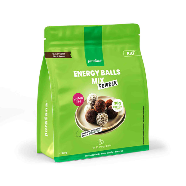 Purasana Glutenvrije energy balls mix bio 390.00 Gram