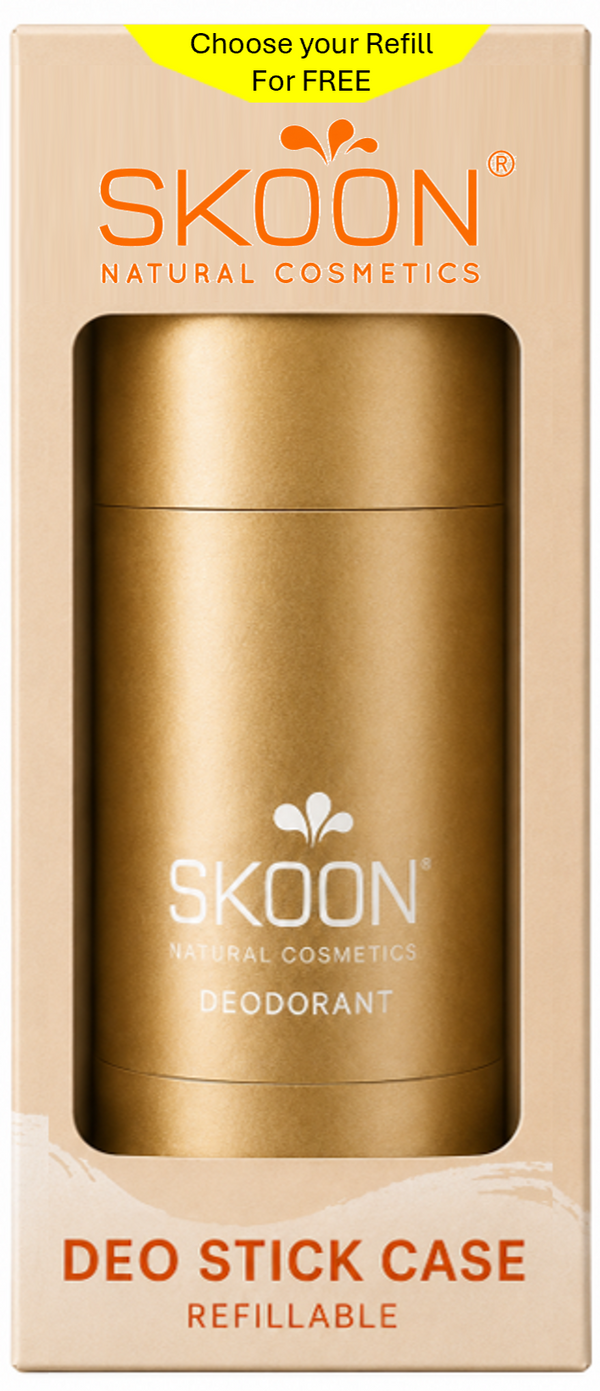 Skoon Deo Stick Case Goud, aluminium 1.00 Stuks